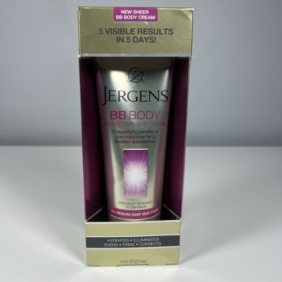 Jergens Other - Jergens BB Protect Body Perfecting Skin Cream Medium Deep Skin 7.5 oz RARE